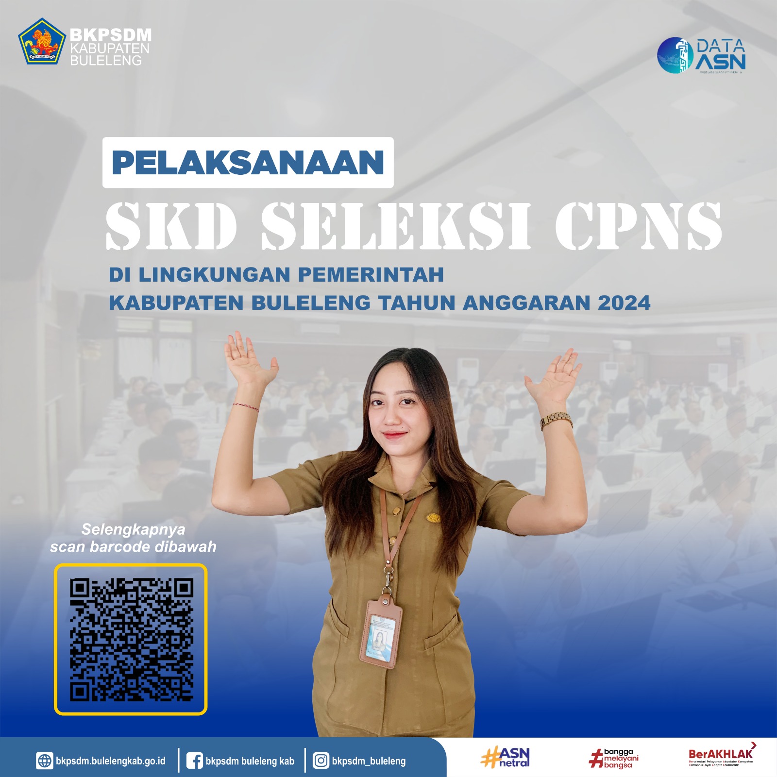 PELAKSANAAN SKD CPNS DI LINGKUNGAN PEMERINTAH KABUPATEN BULELENG TA 2024