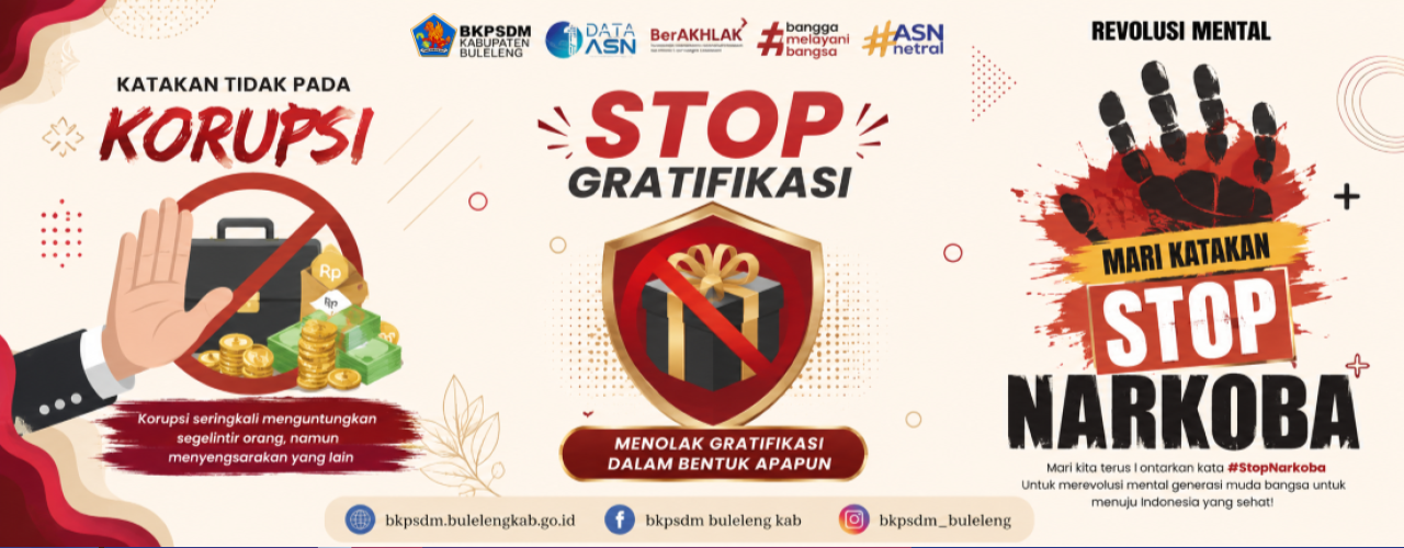 Anti Korupsi, Anti Gratifikasi dan Anti Narkoba